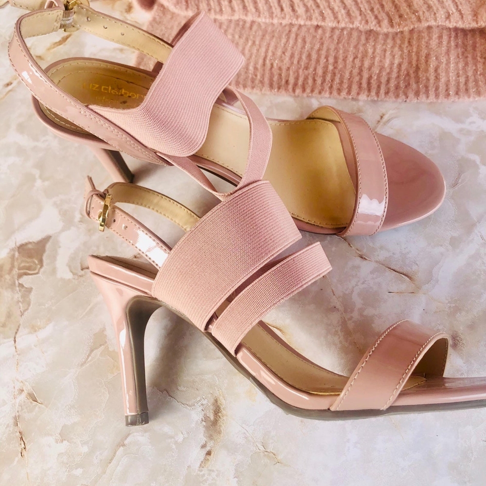Elegant Pink Strappy Heels